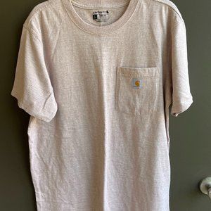 Carhart Women's Peach Pink Large Shirt